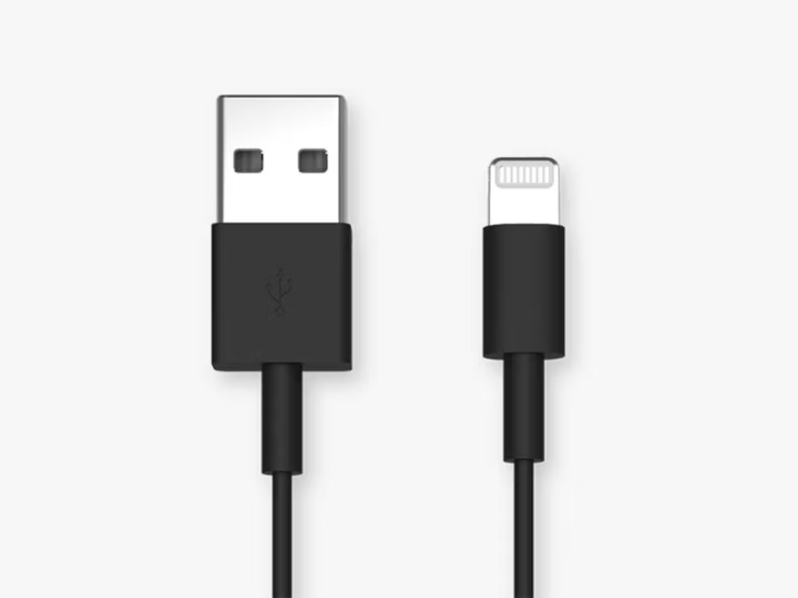 Lightning to USB cable black